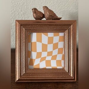 Copper- Tone Decorative birds Frame 4X4